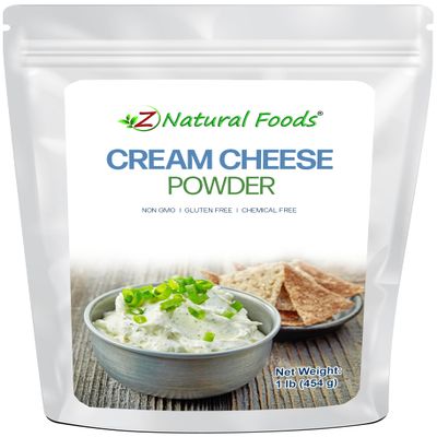 Z Natural Foods Cream Cheese Powder, Instant Shelf Stable Cream Cheese, Made in USA, 1 lbs