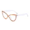 willochra Womens Colorful Rhinestone Cat Eye Bifocal Reading Glasses Blue light blocking Reader Computer Eyeglass Frame UV (clear, 0, multiplier_x) view 3