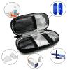 Chelvvg Insulin Cooler Travel Case with 2 TSA Approved Ice Packs, Diabetic Medication Organizer, Cooling Carrying Case for Insulin Pen, EpiPens, Allergy Meds,Nasal Spray and Diabetic Supplies (Grey) view 3