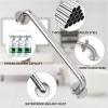 16 Inch Shower Grab Bar 2 Pack Polished Chrome SUS 304 Safety Grab Bars with Concealed Screws, 500lbs Support Assist Bath Handle Balance Bar for Handicap Elderly Pregnant Women for Christmas Gifts view 4