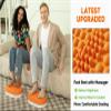 Dikdoc Foot Rest for Under Desk at Work, Home Office Foot Stool, Ottoman Foot Massager for Plantar Fasciitis Relief, Soft Silicone Footrests, Anti-Fatigue (Orange) view 2