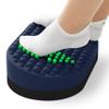 Dikdoc Foot Rest for Under Desk at Work, Home Office Foot Stool, Ottoman Foot Massager for Plantar Fasciitis Relief, Soft Silicone Footrests, Anti-Fatigue (Blue) view 1