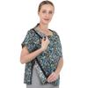 TOMMHANES AMISGUOER Post Shoulder Surgery Shirt - Short Sleeve Rehab Clothes with Drain Management Pockets(KF08-M) view 1