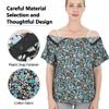 TOMMHANES AMISGUOER Post Shoulder Surgery Shirt - Short Sleeve Rehab Clothes with Drain Management Pockets(KF08-M) view 2