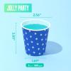 500 Pack 5oz Paper Cups, Multicolor Paper Disposable Cups, Small Mouthwash Cups, Cold Beverage Drinking Cup for Party,Travel and Event (Stars) view 2