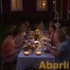 Abarli Citronella Candle Outdoor Large 3 Wick 13.5oz Soy Wax with Cover for Patio Porch, 75 Hour Burn, Blue and White, Citronella Candle view 4
