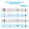 Annhua Orthodontic Elastic Rubber Bands 500 PCS (3.5 Oz, 1/4"), Dental Rubber Traction Bands Teeth Gap Bands for Tooth Gaps, Dog Grooming, Braids and Dreadlocks - Neon Color view 2