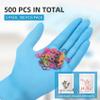 Annhua Orthodontic Elastic Rubber Bands 500 PCS (3.5 Oz, 1/4"), Dental Rubber Traction Bands Teeth Gap Bands for Tooth Gaps, Dog Grooming, Braids and Dreadlocks - Neon Color view 4