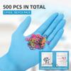 3.5 Oz Orthodontic Elastic Rubber Bands 1/8", 500 PCS Dental Braces Rubber Traction Bands for Tooth Gaps, Dog Grooming, Braids and Dreadlocks with Elastic Placer - Neon Color view 4