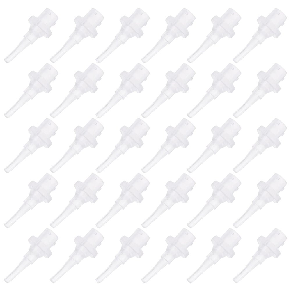 30pcs Ear Washer Tips Bottle Replacement Nozzles for Safe Ear Wax Removal Lightweight Portable