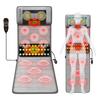 ENKUODE Full Body Electric Massage Mat Multifunction Foldable Heating Cushion 9 Massage /3 Timing Modes Shiatsu Massage Pad with 10 Vibrating Motors for Back Neck Lumbar Leg Pain Relief view 1