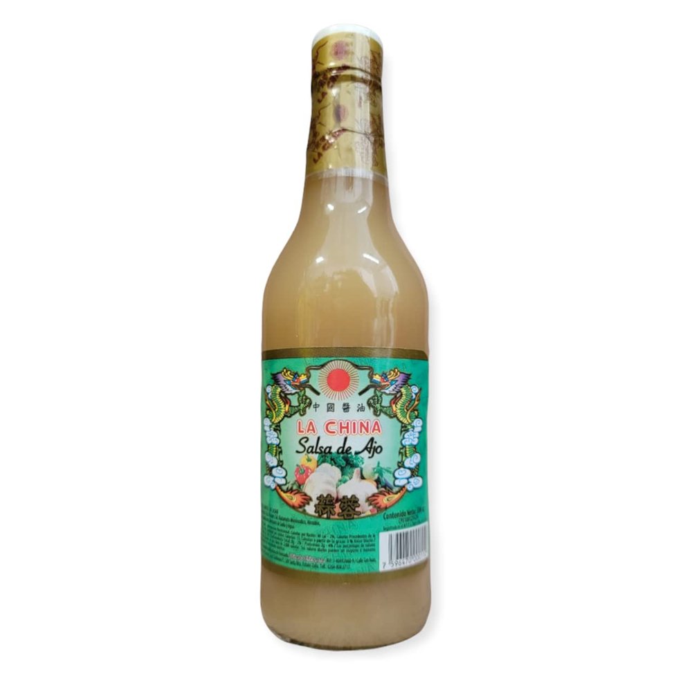 La China Salsa de Ajo 300ml Importada de Maracaibo, Venezuela/La Maracucha/La China Garlic Sauce La Maracucha 10.14 Fl Oz (3Pack / 900ml TOTAL)