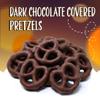 Dark Chocolate Covered Mini Pretzels | 2-Pound Bag | Salted Pretzels in Sweet Chocolate view 3