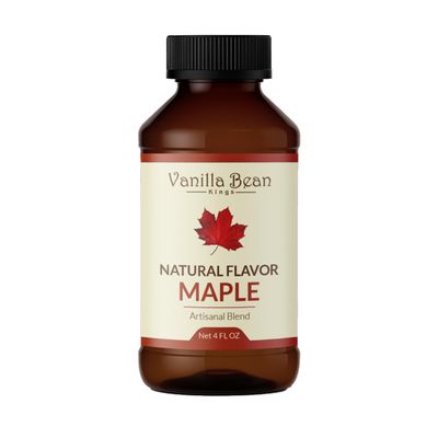 Pure Maple Extract for Baking and Flavoring - 4 OZ - Premium Quality Natural Flavors for Baked Goods, Desserts, & Cooking