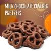 Milk Chocolate Covered Mini Pretzels | 2-Pound Bag | Salted Pretzels in Sweet Chocolate view 3