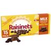 Raisinets Milk Chocolate Covered Raisins, Gluten-free California Movie Theater Candy Box, 3.1 oz, Bulk 15 Pack view 1