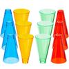 Rehabilitation Advantage Stacking Hand Replacement Cones, Set of 12, Multicolor view 1