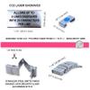 Emergency Medical Alert Bracelet with Star of Life Badge and Medical Alert Wallet Card Included. Customize with Medical Information (Pink) view 3