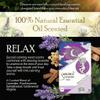 AROMA STICKERS Original Blend Relax Edition - 100% Natural Essential Oil Scented - Diffuser Stickers for Personal Space - Lavender/Relaxing $ Sleeping (Pack of 3, Total of 36 Stickers) view 2
