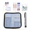 BAFASO Hard Insulin Cooler Travel Case with 2 Ice Packs, Travel Case for Insulin Pens and Diabetic Supplies, Gray view 3
