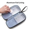 BAFASO Hard Insulin Cooler Travel Case with 2 Ice Packs, Travel Case for Insulin Pens and Diabetic Supplies, Gray view 4