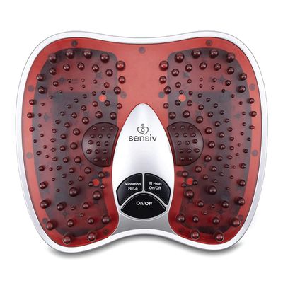 Sensiv Acupressure Foot Massager for Blood Circulation and Pain Relief for Foot Pain and Plantar Fasciitis Relief Infrared Heat with Adjustable Vibration