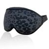 3D Sleep Mask, Contoured Cup Night Blindfold, Comfortable & Super Soft Sleep Eye Mask with Adjustable Straps for Women, Men, Sleeping Travel Yoga Naps (Leopard Print) view 1