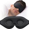 MABAO Sleep Mask for Side Sleeper, Eye Mask for Sleeping Women Men, 3D Contoured Cup No Eye Pressure 100% Light Blocking Sleeping Mask with Adjustable Strap Night Blindfold Flight, Travel, Nap, Black view 1