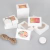 COTOPHER Soap Box, 30Pcs Packaging Boxes with Window, Paper, 3.5x2.35x1.2 Inch, Soap Box, for Handmade Soap, Wedding, Bridal Shower, Birthday view 2