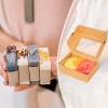 COTOPHER Soap Box, 30Pcs Packaging Boxes with Window, Kraft Paper, for Handmade Soap, Bakery, Cookies, 3.5x2.35x1.2Inch, Bridal Shower, Wedding, Birthday Gifts view 3