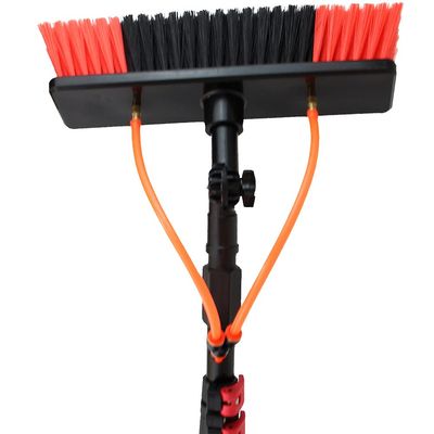 ZWJABYY Window Cleaner Kit,Water Fed Pole Kit,Telescopic Window Cleaning Tools,Window Cleaning Brush Equipment,Water/Hose Fed Pole,Cleaning Photovoltaic and Solar Panels,10.8M/36FT