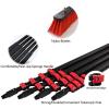 Water Fed Pole Kit,Window Cleaning Kit With Extension Pole,3.6-10.8M Window Cleaning Pole,Tall Window Glass Cleaning Poles Telescopic Water Fed Brush Window Washer Wand Washing Tool,10.8M/36FT view 4