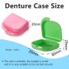 2 PCS Orthodontic Retainer Case,Retainer Case,Denture Case with Ventilation Holes for Mouth Guard and Floss view 2