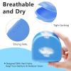 2 PCS Orthodontic Retainer Case,Retainer Case,Denture Case with Ventilation Holes for Mouth Guard and Floss view 3