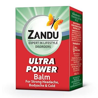 Admart Zandu Balm Ultra Power - 8 ml (Pack of 10)