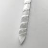 VIE Selenite Spiral Pointed Wand, 12cm view 3