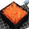 JINZOFLY Easter Grass, 100g Shredded Paper for Gift Box, Crinkle Cut Paper Shred Filler for Gift Wrapping & Basket Filling(Orange) view 3