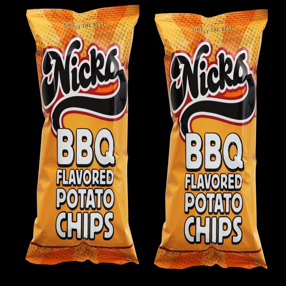 2 Bags Of Nicks Potato Chips 1oz (Nicks BBQ)