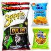 New Orleans Evil Eye Kettle Chips (2, 4.75oz) - Variety Pack - Utz Onion Rings (1, 2.125oz) - Carolina Style BBQ Chips (1, 2.75oz) - Gourmet Flavors - 4 Items Total view 1