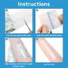 9 Rolls Waterproof Bandages, 3 Sizes Transparent Film Dressing, Clear Adhesive Bandages, Shower Shield Dressing Tape for Shower Tattoos(3 Sizes) view 3