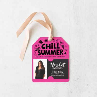 "Chill this Summer" Real Estate | Pop By Gift Tags | 111-GT001