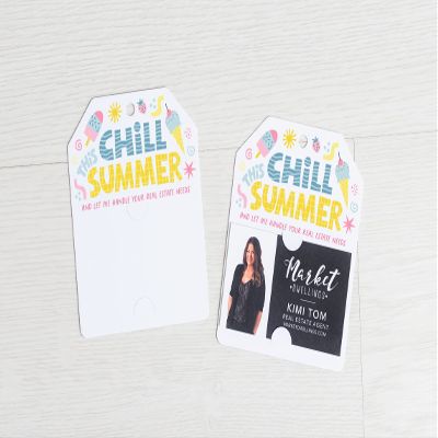 "Chill This Summer" | Real Estate Gift Tags | 110-GT001