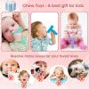 Sensory Chew Tubes Toys for Autistic Children, 4 Pack T Shape Oral Motor Tool for ADHD, SPD Special Needs Kids, Silicone Chewy Sticks Toys for Boys and Girls view 3