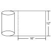 12x16 Plastic Produce Bags on Roll - Clear, 350 Bags per Roll (8 Rolls); Ideal for Food, Vegetables, Fruits, Bread, Pets and Groceries view 3