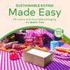 Treeatery - Compostable Forks, Plant Based Compostable Utensils, BPI-Certified Disposable Cutlery, Compostable Forks Bulk Value Pack, 500 Pieces, Ivory White view 3