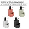Wenko Washing Up Liquid Festival Lime Green Refillable Soap Dispenser with Easy-Grip Soft-Touch Surface 0.38 L, Ceramic ABS Plastic, red, 10 x 18 x 10 cm view 4