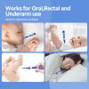 Berrcom Digital Thermometer for Adults, Oral and Underarm Thermometer for Baby and Kids Medical Thermometer with Fever Alarm Rectal Thermometer with Soft Tips view 2
