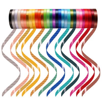 30 Roll Curling Ribbon Gift Vivid Wrapping Ribbons 30 Kinds Colors for Crafts Bows Present Wrapping Florist Wedding Party Festival Art Craft Decor, 11 Yards Per Roll, 1/4 Inch Wide 1/4" - Set1