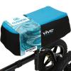 Vive Mobility Knee Walker Padded Gel Cover - Premium Comfort Gel Cushion, Accessory for Knee Scooters, Padded Accessories, Leg Cart Roller Improves Comfort During Injury, Fits Most Knee Trollys (Blue) view 1