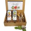 Floral Tea Teacher Gift Basket by La Tea Dah, Unique Teachers Appreciation Gifts for Women, Two Premium Assorted Flavors & Two Honey Stirrers in Gift Box (12 Sachets) view 1